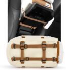 Center Console Dog Car Seat,Small Dog Car Booster Seat for Puppy with Safe Protection Hooks Adjustable Straps and Neck Pillow,15 Lbs